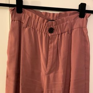 Zara high waisted pink pants